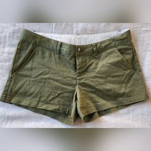 Women's DIXXON Chino Shorts- OD Green - Size 1